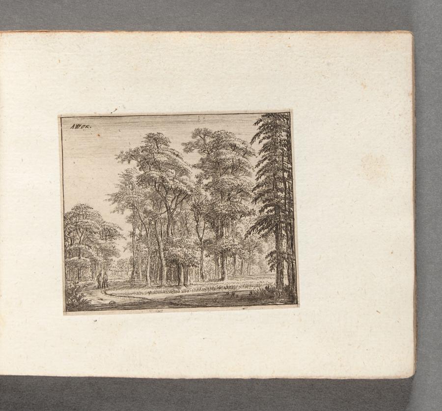 Path in a Wood with Two Men on the Left