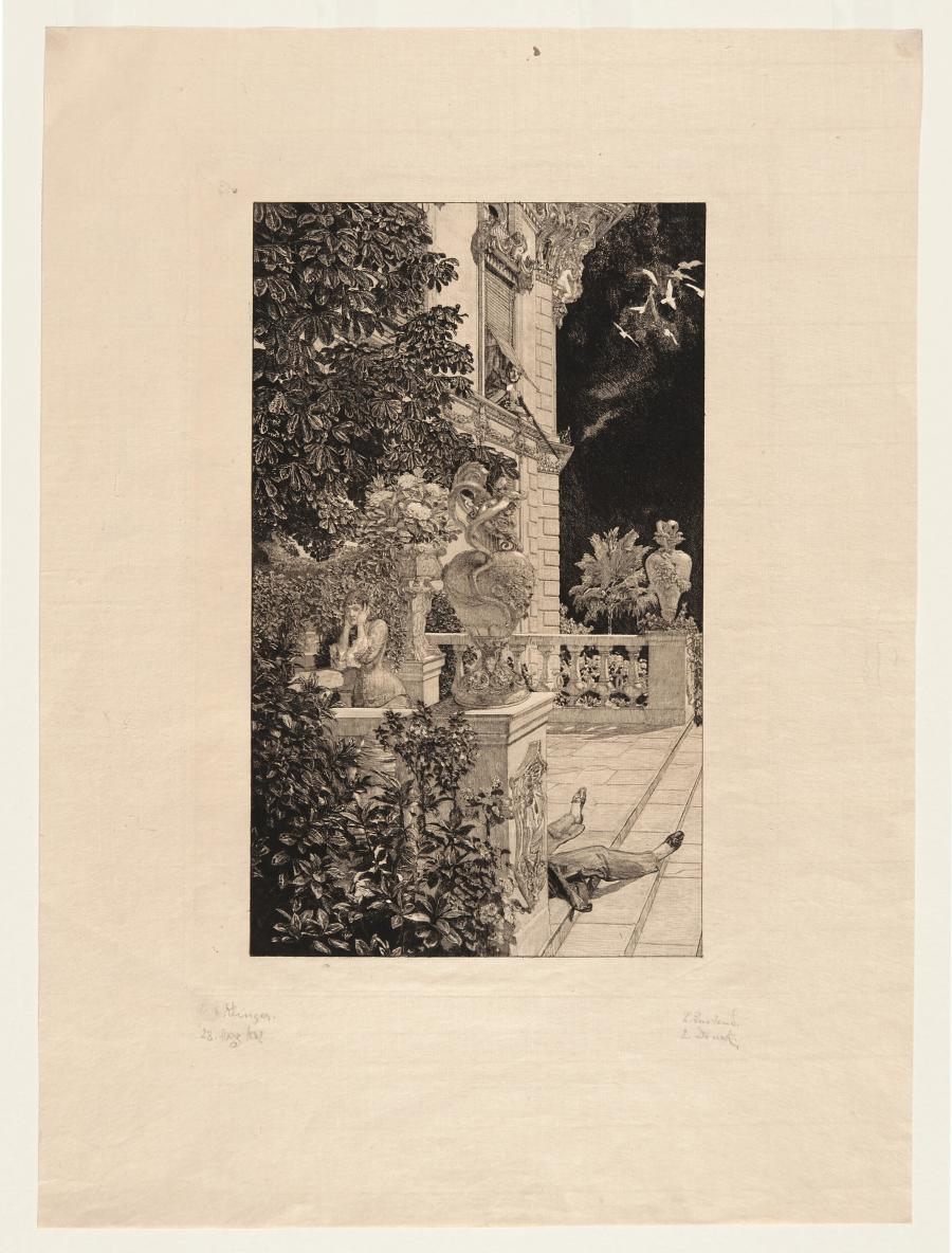 In flagranti (Dramen, Opus IX, Bl. 1)