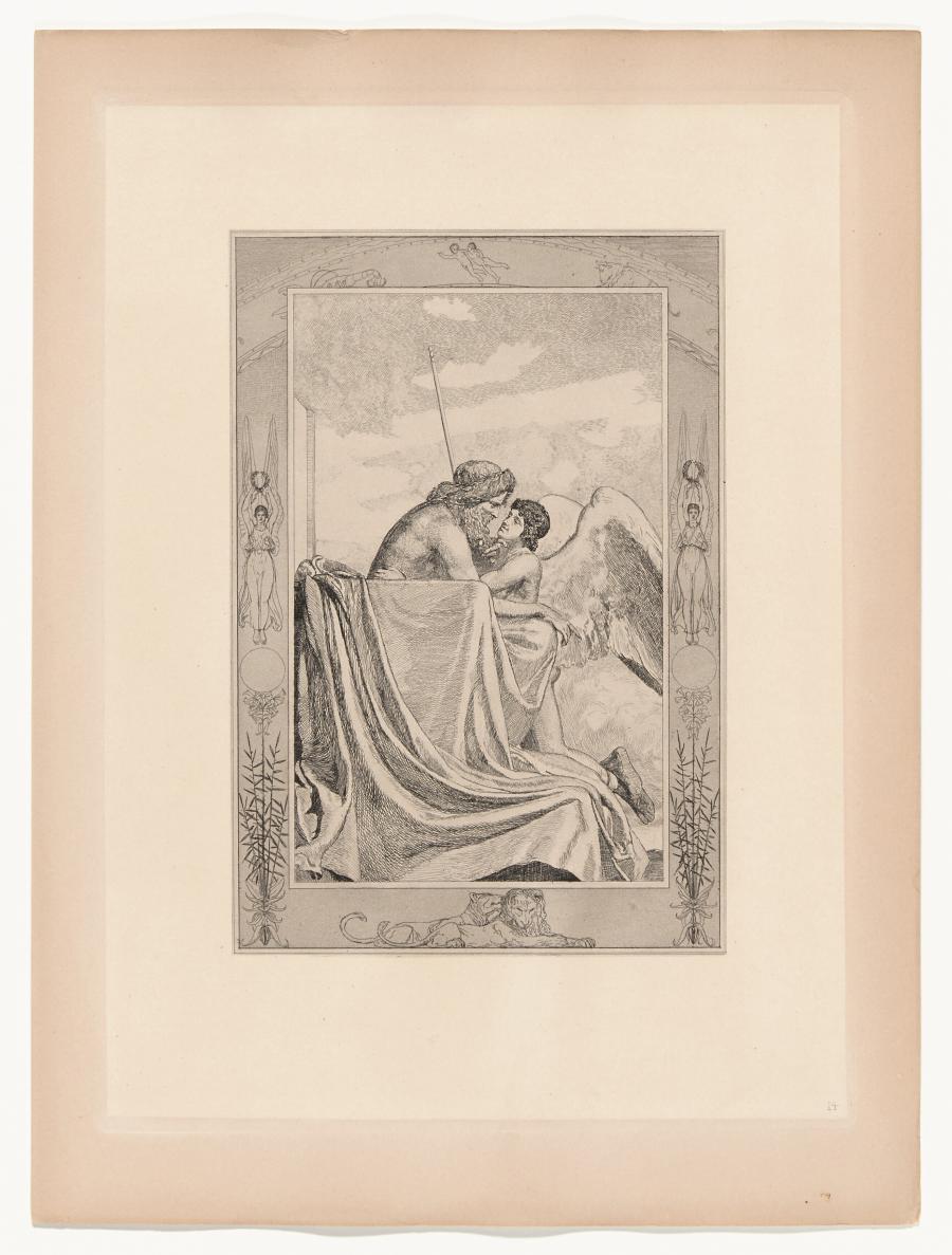 Amor bei Jupiter (Amor und Psyche, Opus Va, Bl. 14) (Amor bij Jupiter)