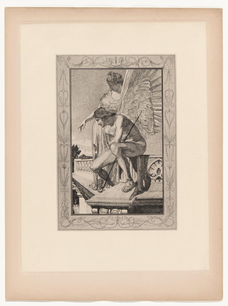 Venus zeigt  Amor Psyche (Amor und Psyche, Opus Va, Bl. 2)