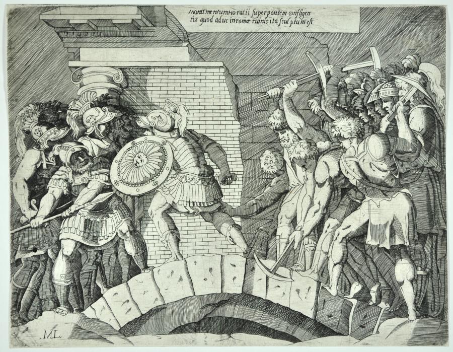 Horatius Cocles Defending the Bridge over the Tiber