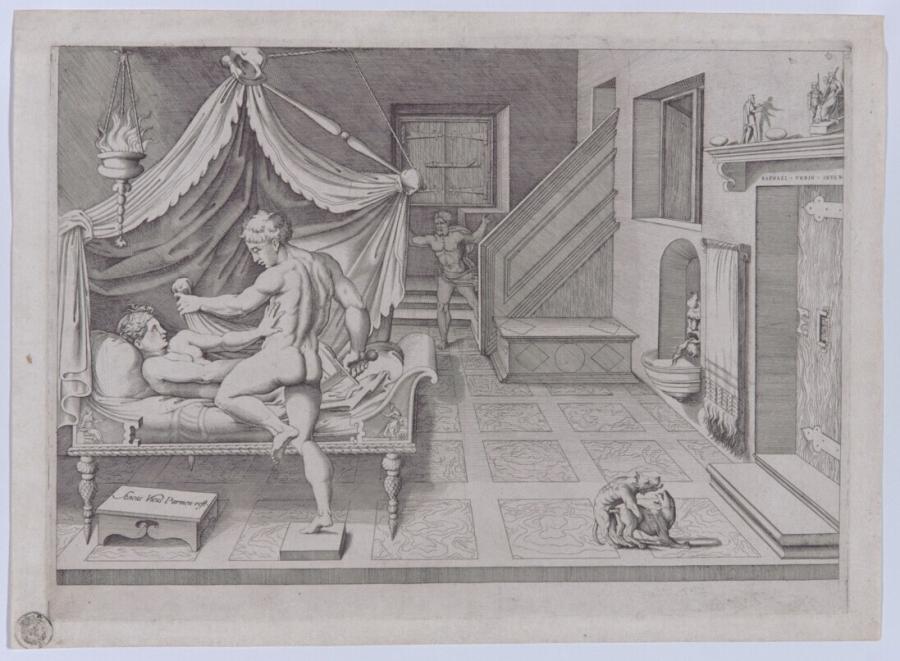 Sextus Tarquinius vergrijpt zich aan Lucretia