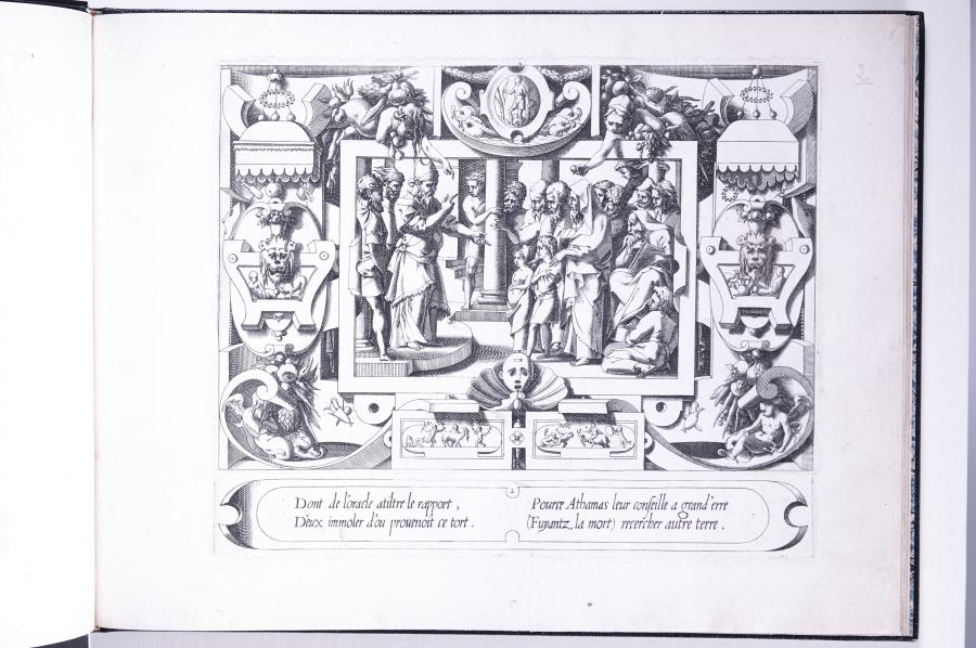 King Athamas Advises his Children Phrixus and Helle to Flee