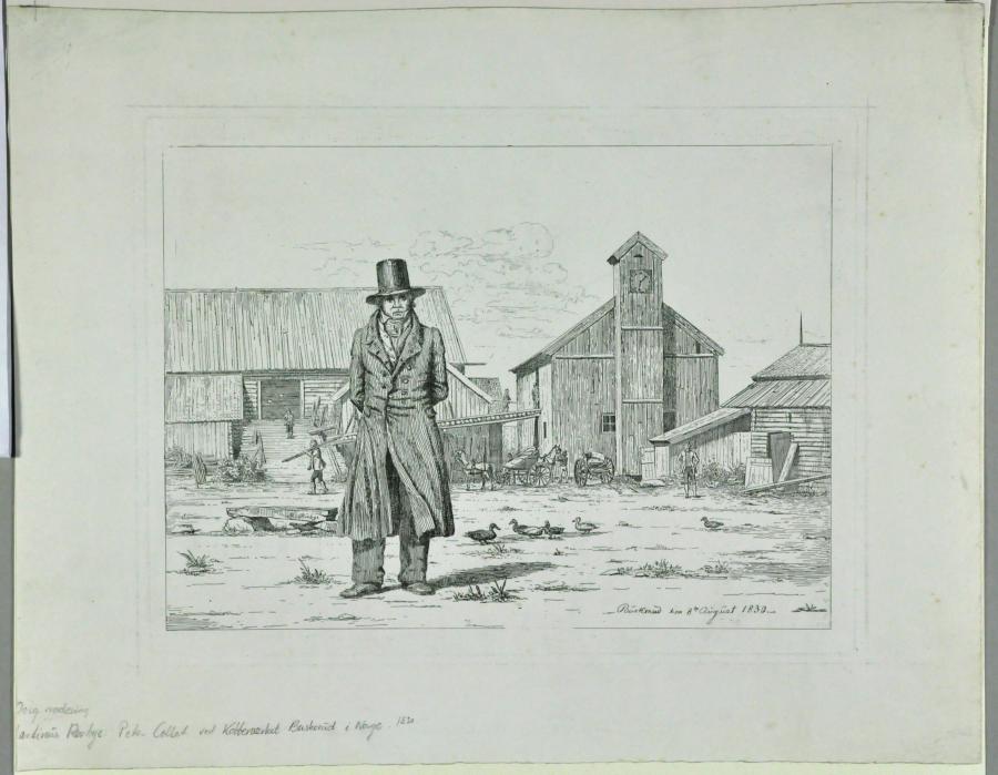 Peter Collett at the Copper Factory in Buskerud in Norway