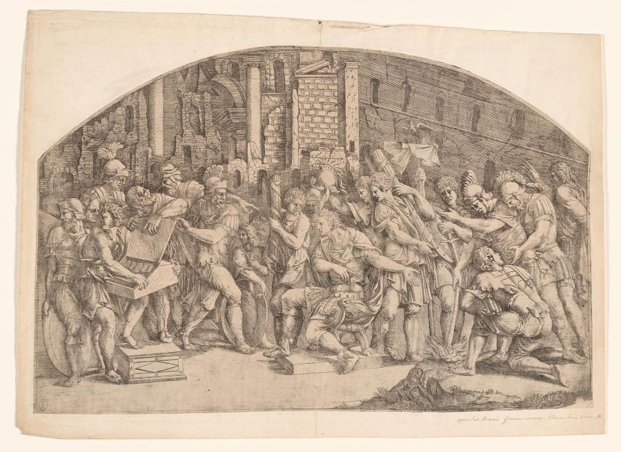 Caesar Ordering the Burning of Pompey's Letters