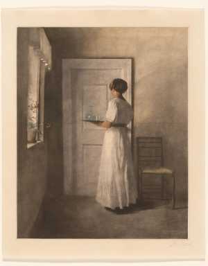 meisje-met-een-dienblad