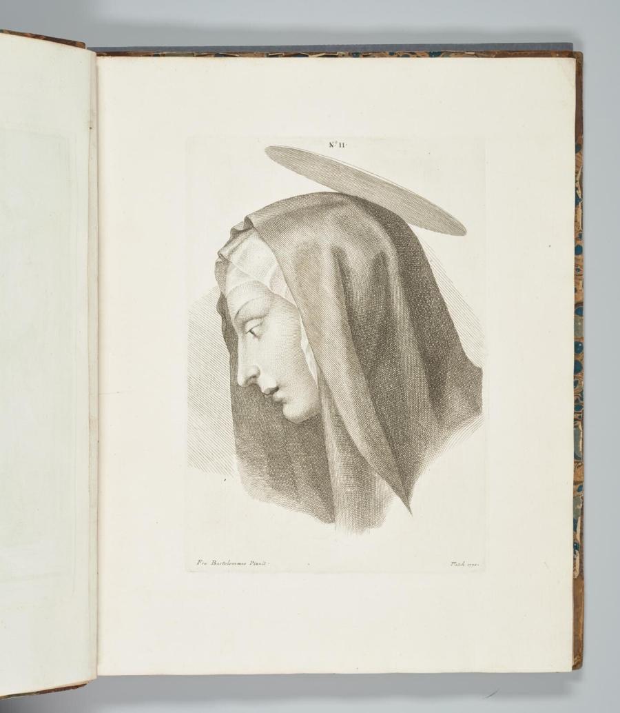 Hoofd van Maria uit 'The Life of Fra Bartolommeo della Porta'