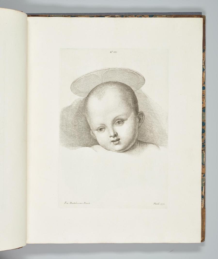 Hoofd van Christus uit 'The Life of Fra Bartolommeo della Porta'