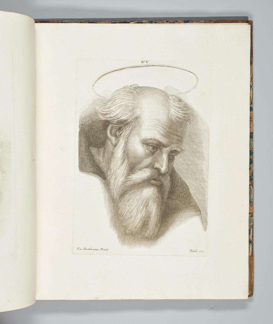 Hoofd van Simeon uit 'The Life of Fra Bartolommeo della Porta'