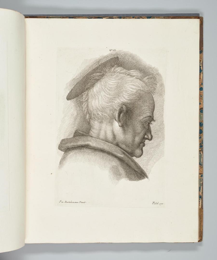 Hoofd van Jozef uit 'The Life of Fra Bartolommeo della Porta'