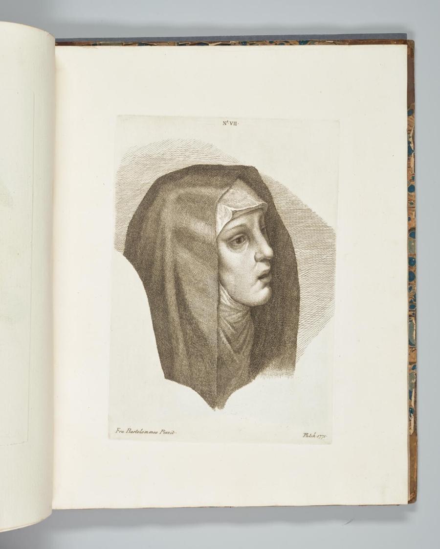 Hoofd van Anna de profetes uit 'The Life of Fra Bartolommeo della Porta'