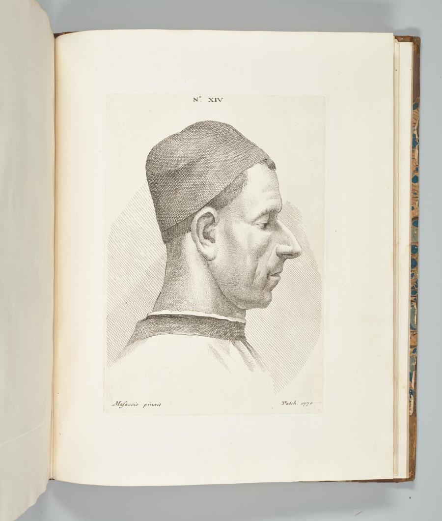 Head of Man with Florentine Cap from 'The Life of the Celebrated Painter Masaccio'