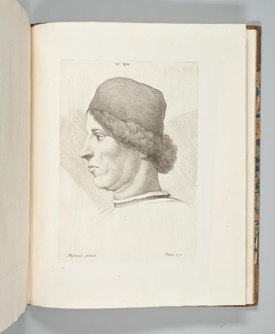 Head of Man with Florentine Cap from 'The Life of the Celebrated Painter Masaccio'