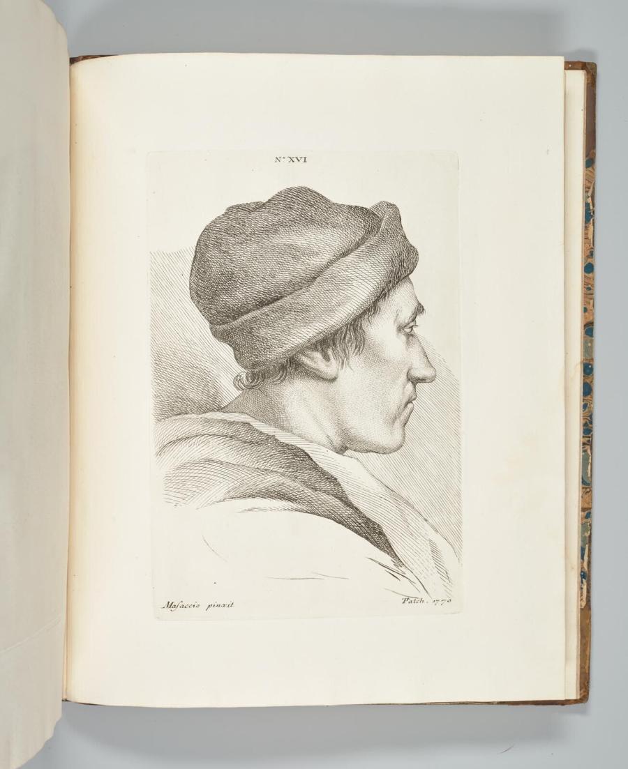 Male Head with Cap in Profile from 'The Life of the Celebrated Painter Masaccio'