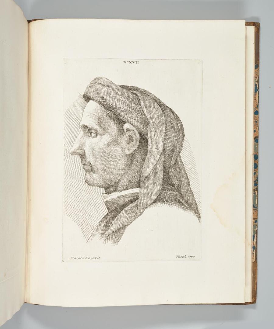 Head of Man in Profile from 'The Life of the Celebrated Painter Masaccio'