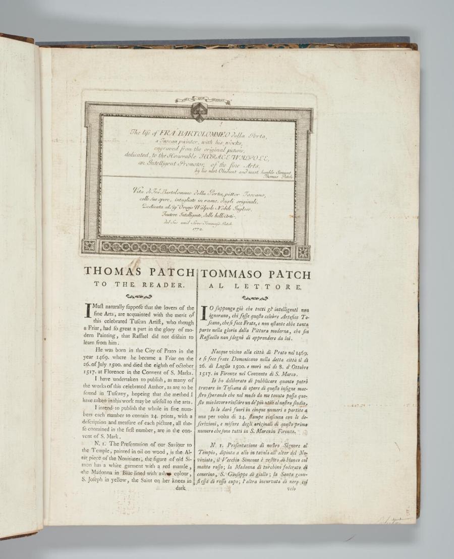 Titelblad van 'The Life of Fra Bartolommeo della Porta'