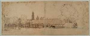 gezicht-op-het-vredenburg-te-utrecht-tijdens-een-paardenmarkt-vanuit-het-noorden-vanaf-de-stadswal