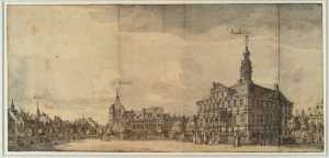 de-markt-te-maastricht-vanuit-het-zuiden-provincie-limburg