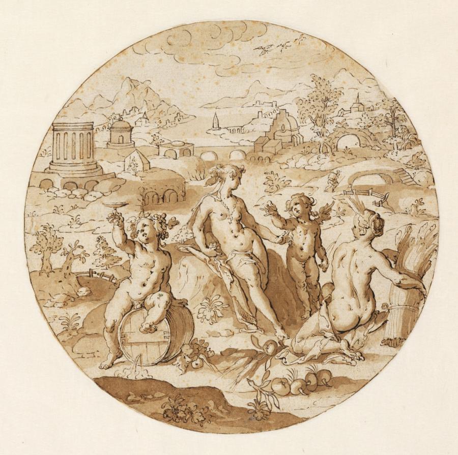 Sine Cerere et Baccho Friget Venus (Zonder Bacchus en Ceres zou Venus bevriezen)