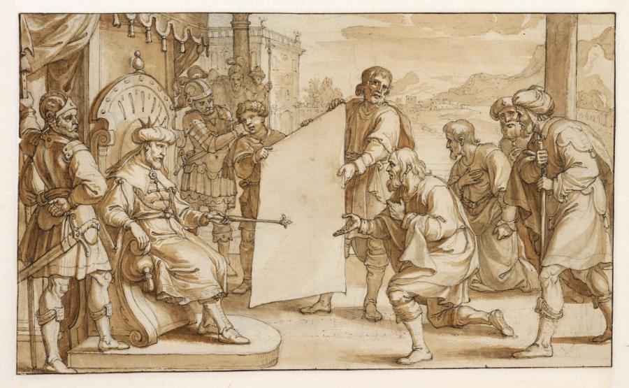 Jeptha's Delegation to the King of Ammon