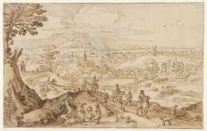 landscape-with-horsemen-on-a-falconry-hunt