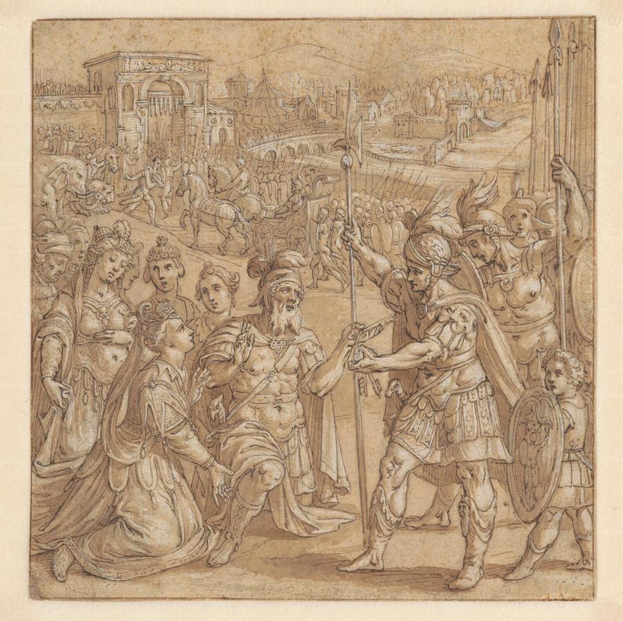 Alexander Receiving the Keys of Babylon