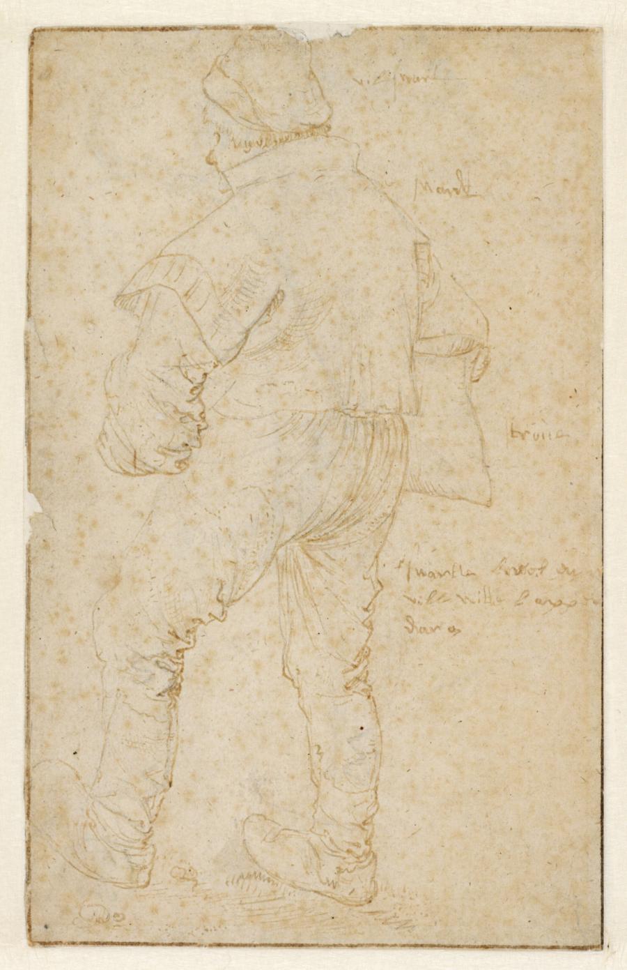 Standing Man Seen from the Back