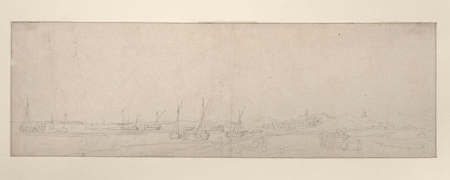 Vessels Ashore near West-Vlieland (?)