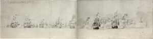 the-english-keep-to-windward-of-the-dutch-fleet-during-the-four-day-s-naval-battle-11-14-june-1666