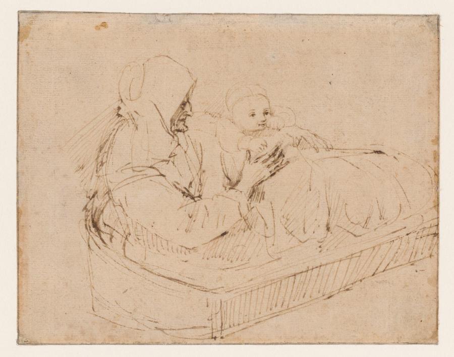Old Woman with Child