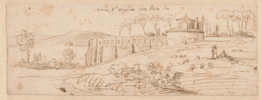 View of the Santa Constanza in Rome