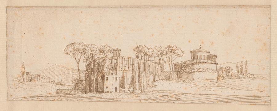 View of the Santa Constanza in Rome