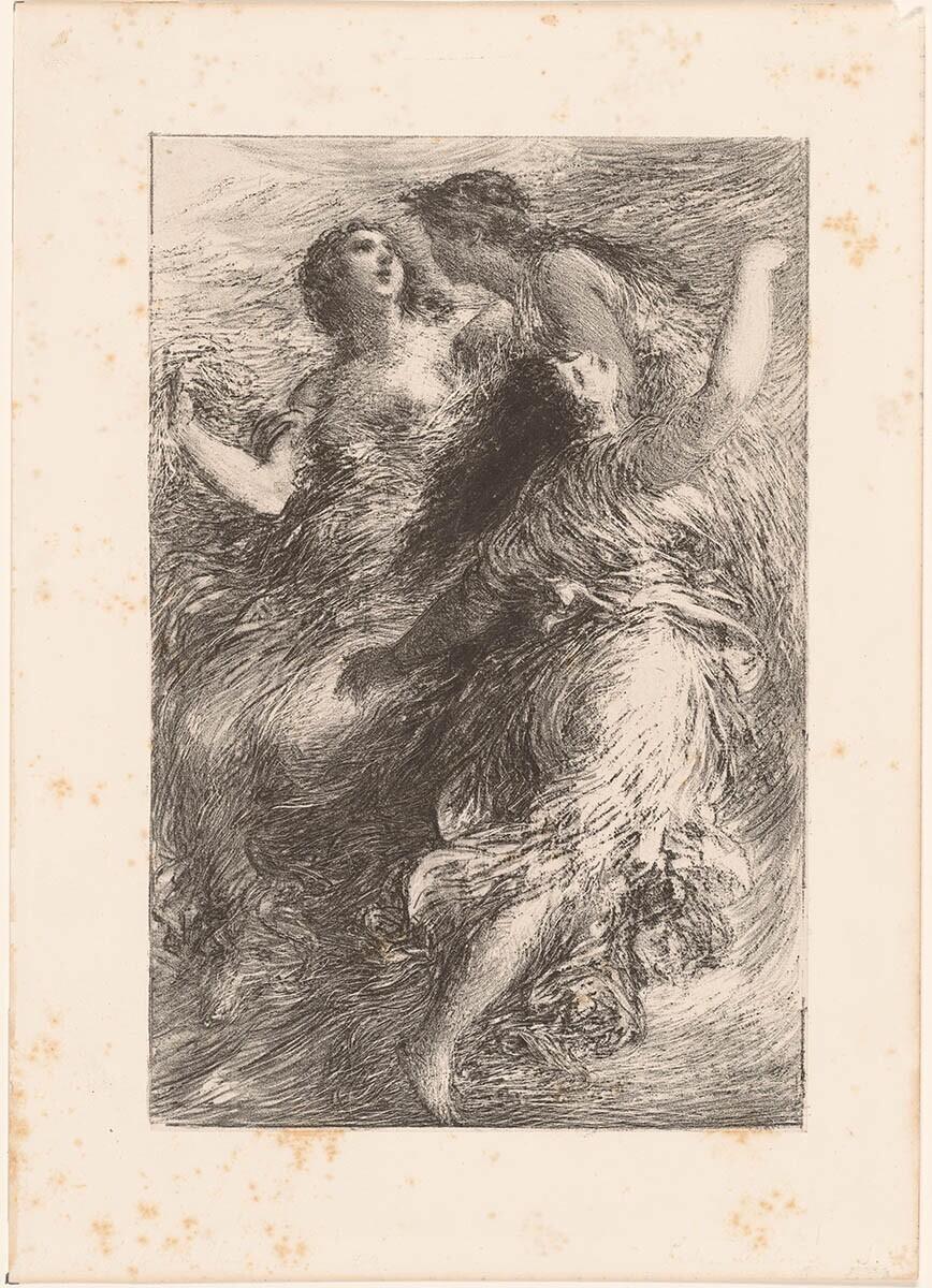 L’Or du Rhin. Scène I. Les Filles du Rhin