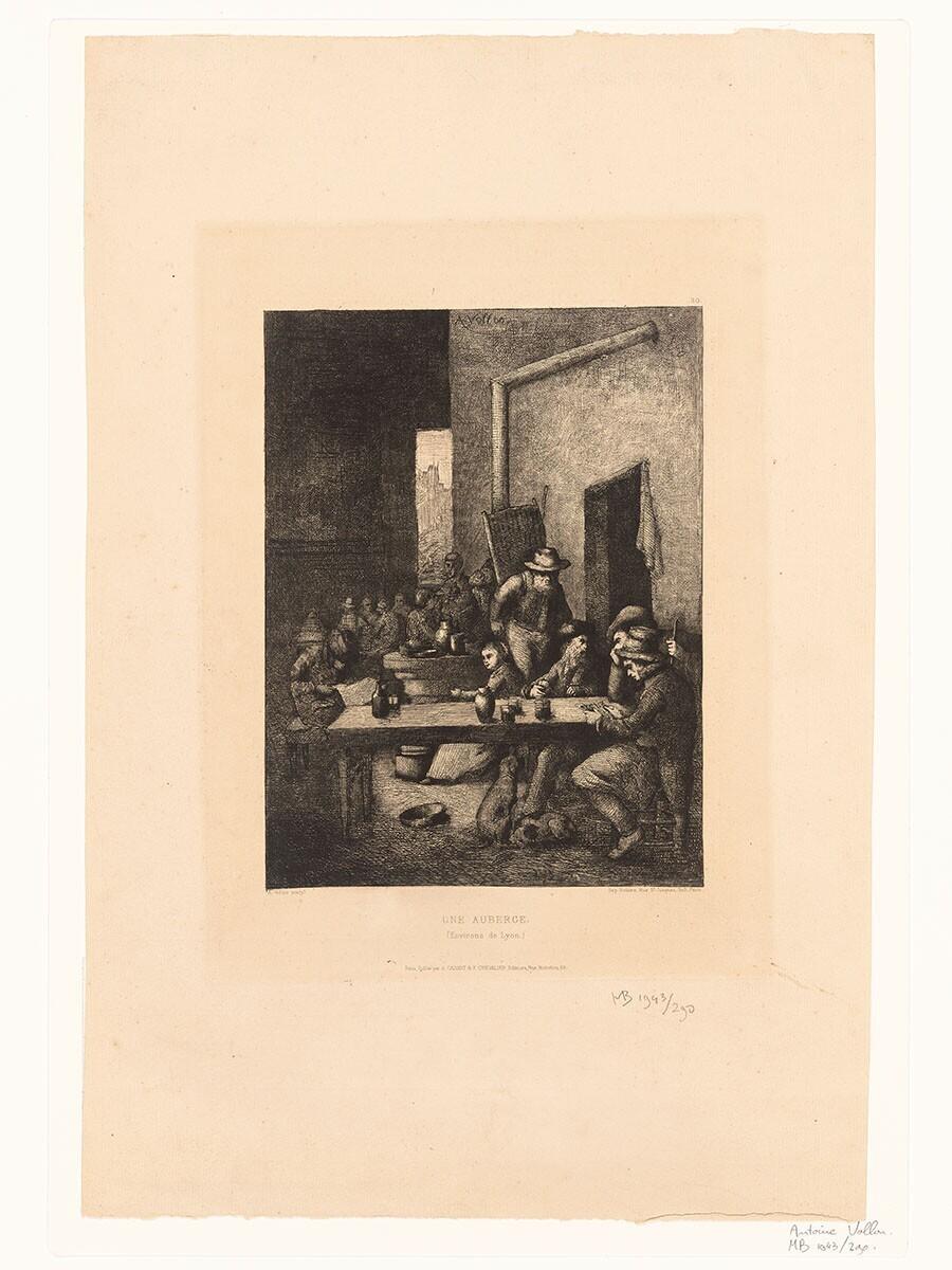 Une Auberge environs de Lyon (Een herberg in de buurt van Lyon
)