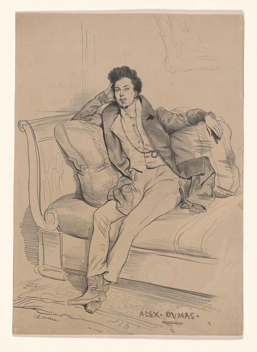 Portrait of Alexandre Dumas père