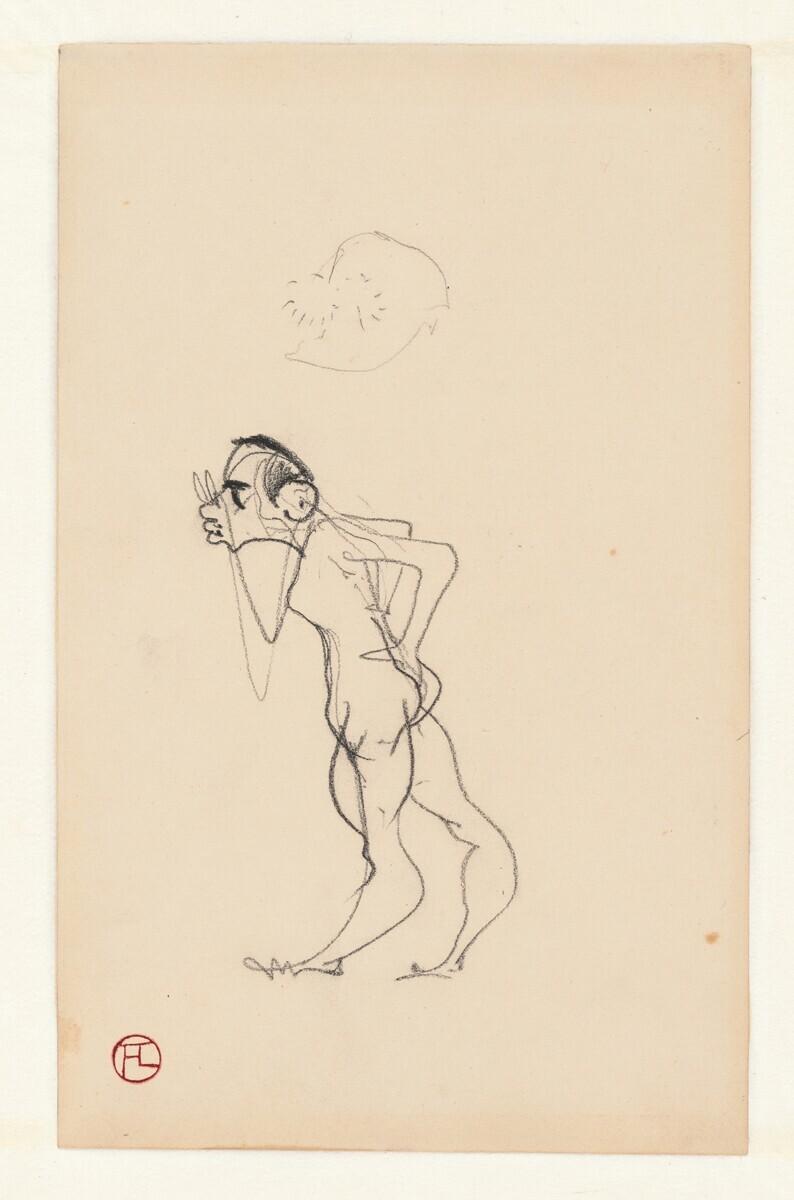 Self-portrait in Caricature