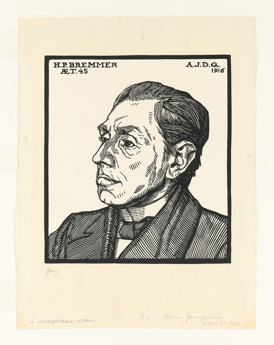 Portrait of Hendricus Petrus Bremmer, at the Age of 45