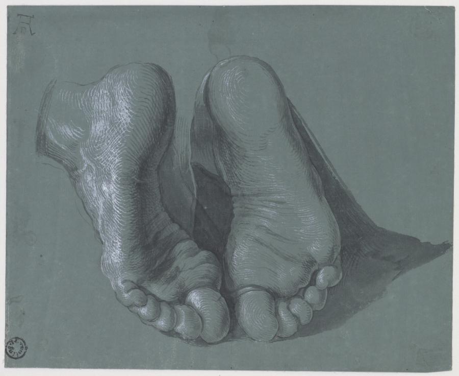Study of Two Feet for the Apostle Paul in the Heller Altarpiece