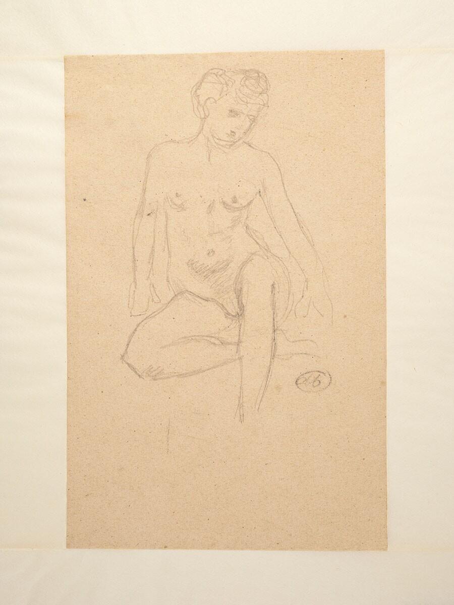 Nude Seated to Front