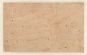 partial-tracing-of-the-contours-of-the-recto-drawing
