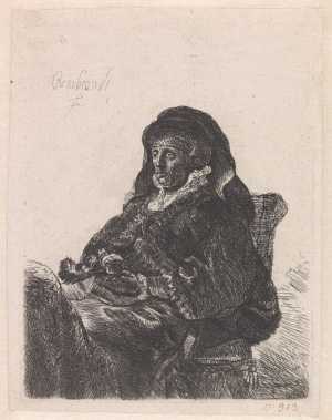rembrandt-s-mother-seated-at-a-table