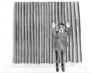 figure-by-a-curtain-figuur-voor-een-gordijn