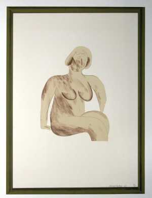 picture-of-a-simple-framed-traditional-nude-drawing-afbeelding-van-een-eenvoudig-ingelijst-traditioneel-getekend-naakt