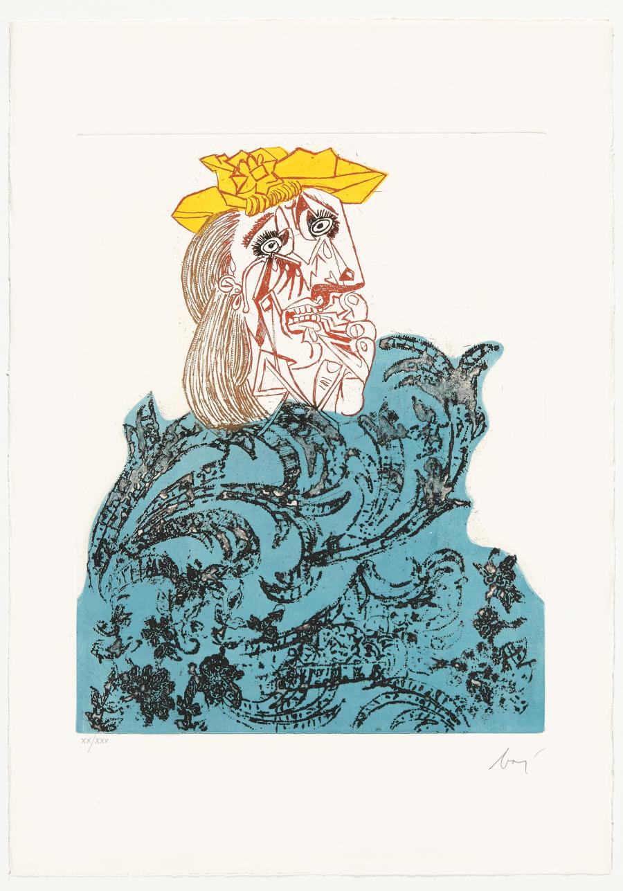 Woman in Tears
