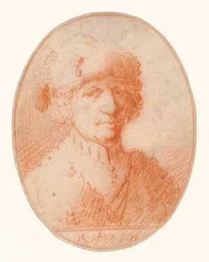 portret-van-een-man-met-bonthoed