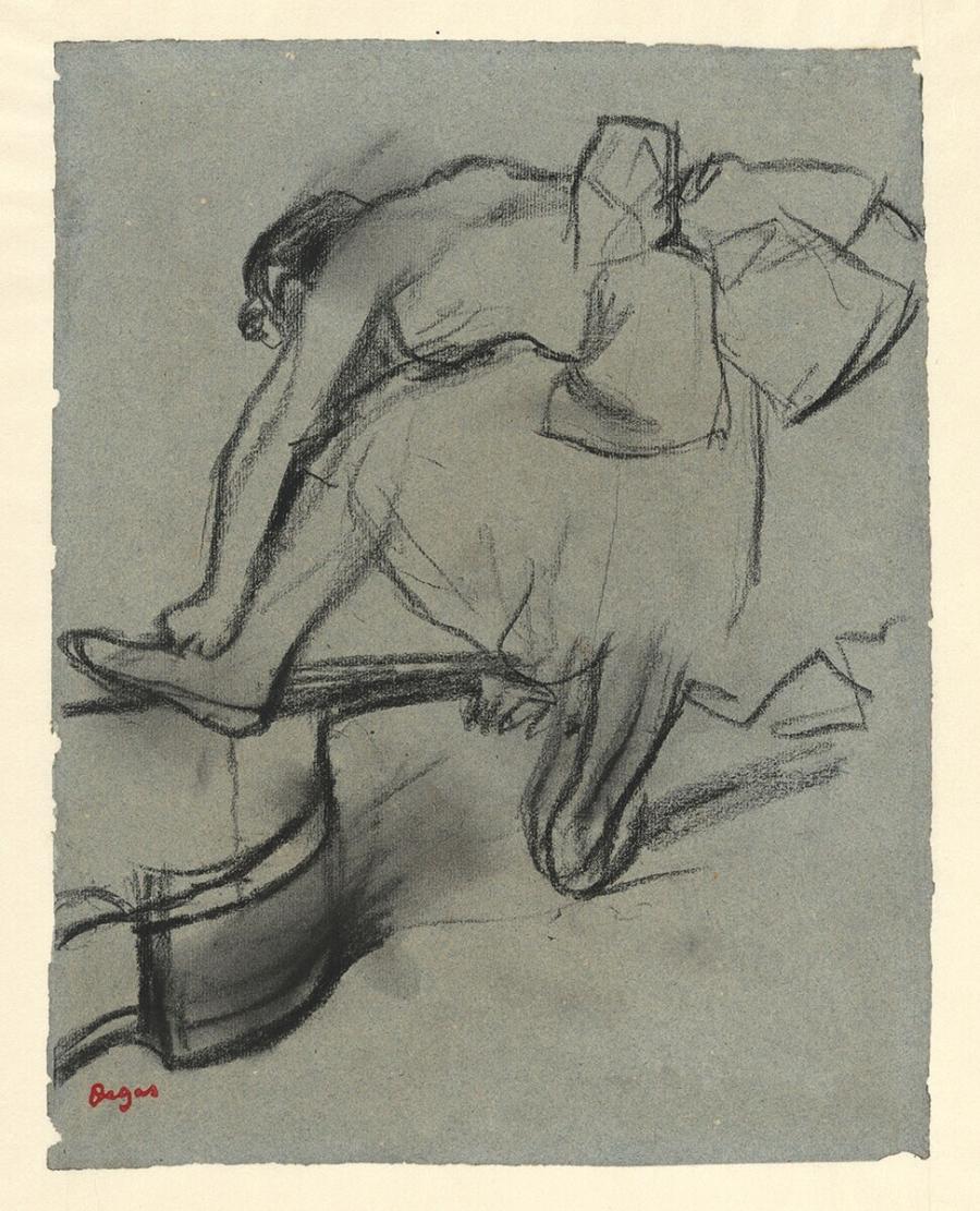 Danseres met contrabas