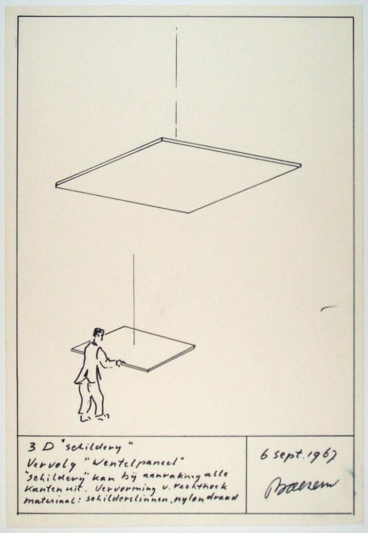 3 D "schilderij". Vervolg "Wentelpaneel"
