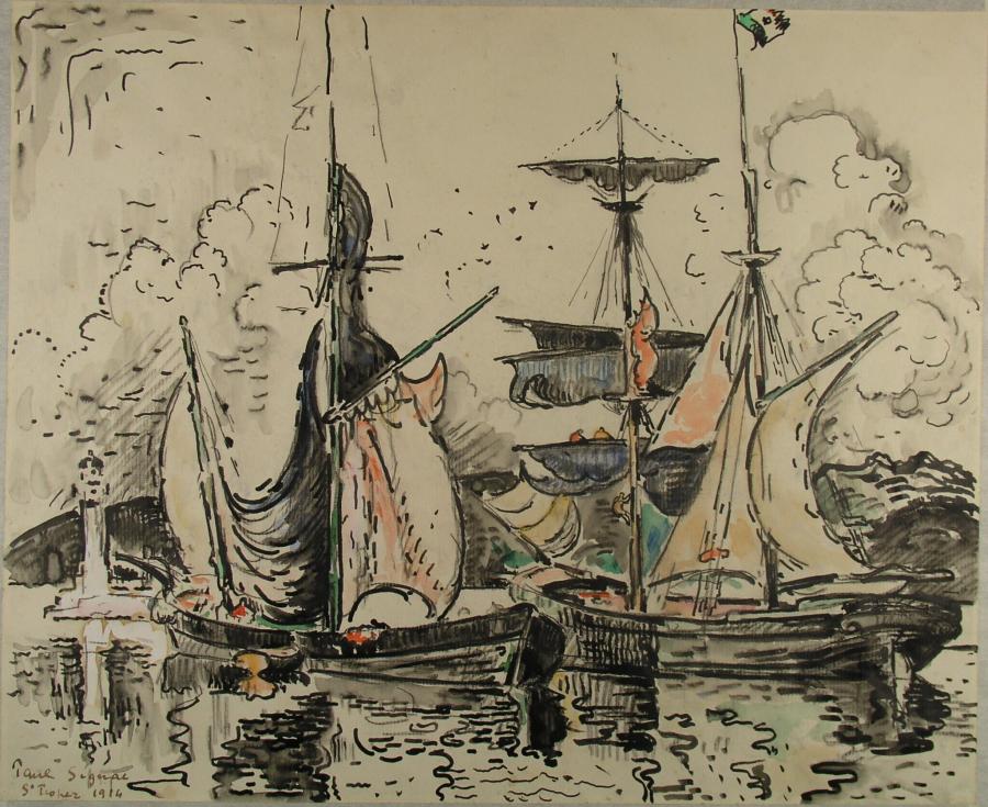 De haven van Saint-Tropez