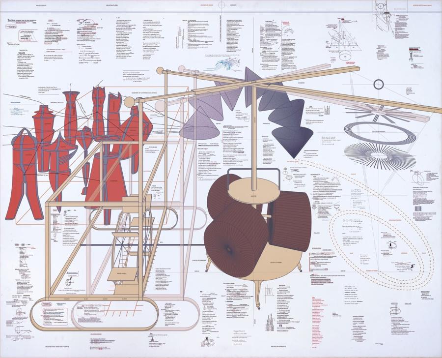 Typo/Topography of Marcel Duchamp's Large Glass