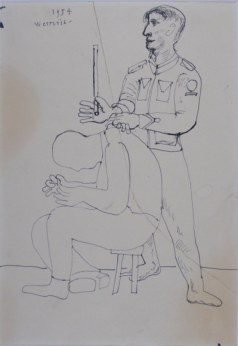 At the barracks